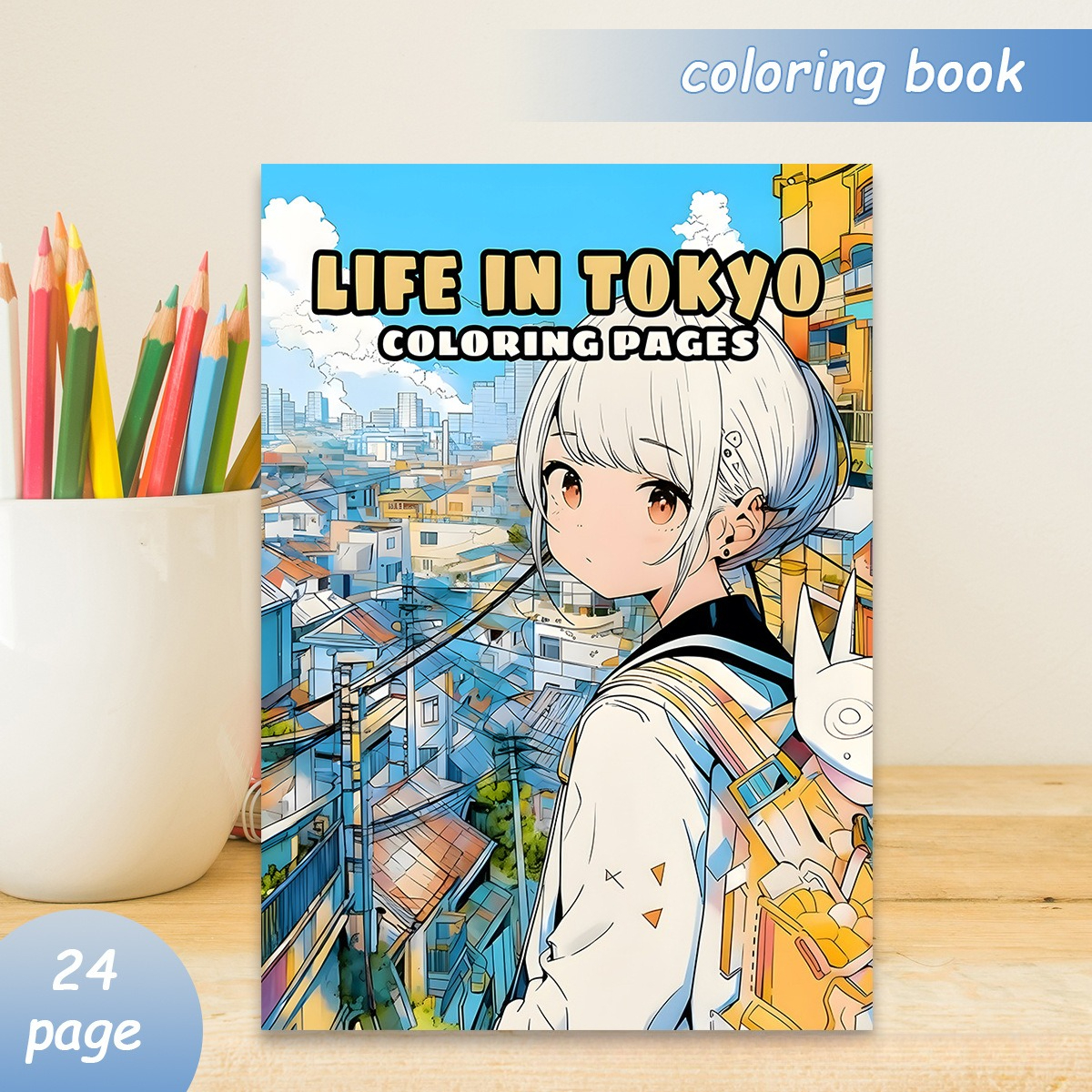 Life in Tokyo Coloring Book 24 – Japanese Lifestyle Books Bewertung und Preis