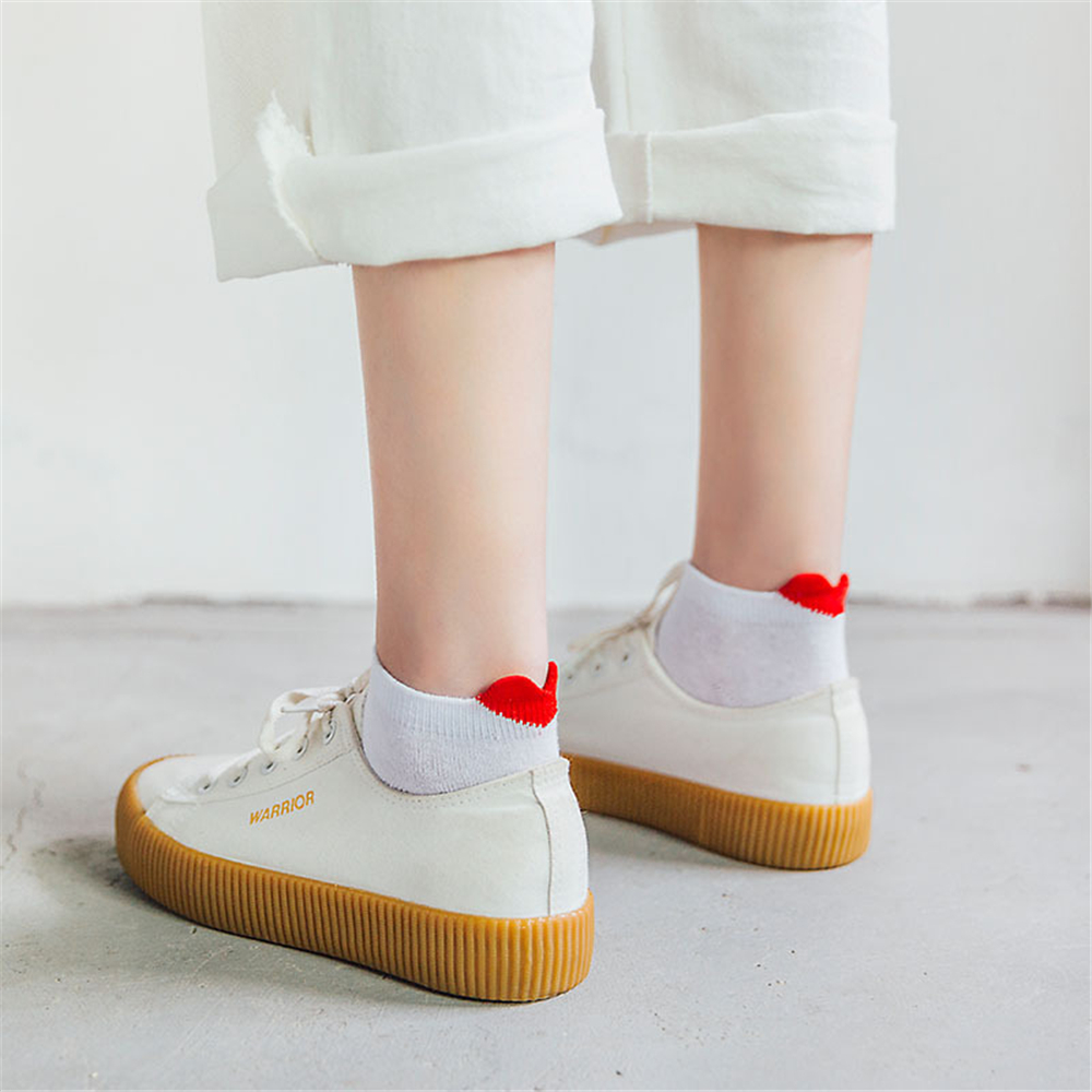 Cute Girls' 3D Heart Heel Sock – Japanese Lifestyle Youtube Bewertung und Preis