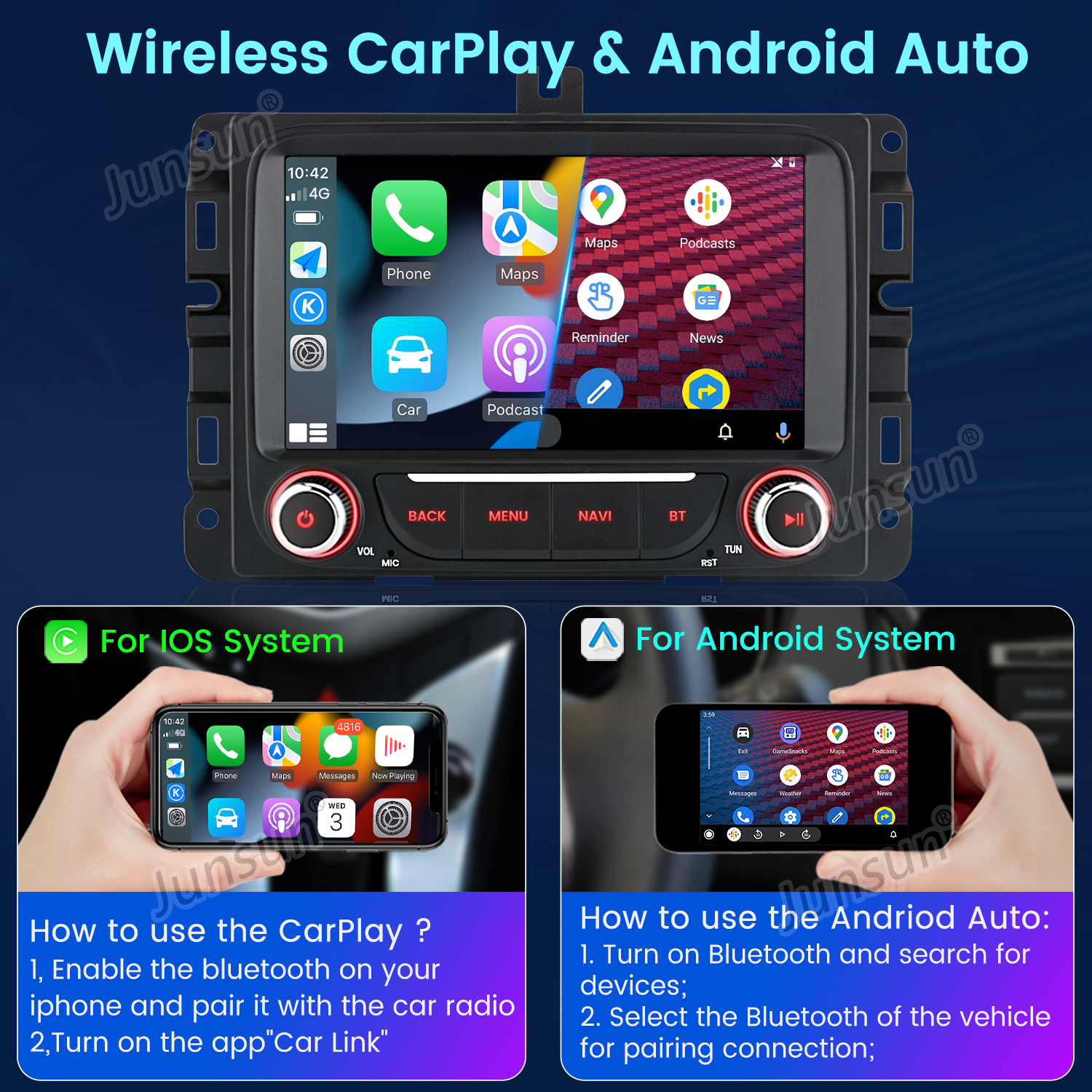 Junsun AI Voice Car Stereo Rad – Japanese Work Lifestyle Bewertung und Preis